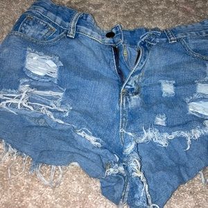 Jean shorts